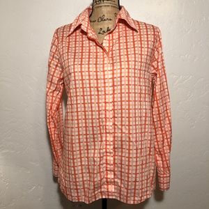 Mishca button down blouse, size medium